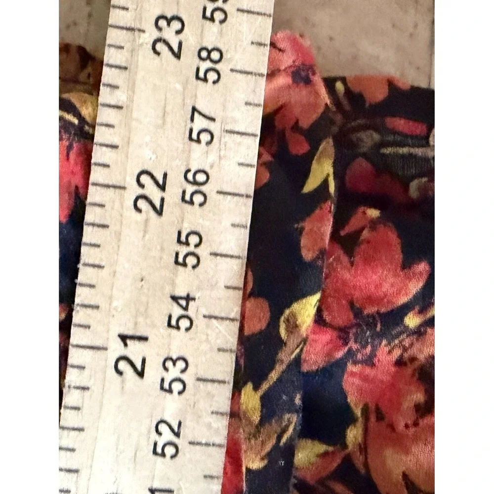 Gap Kids Girls Black Orange Fall Floral Puff Sleeve Smocked Babydoll Dress Sz 5T